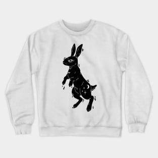 Aqua Lunar Rabbit Crewneck Sweatshirt